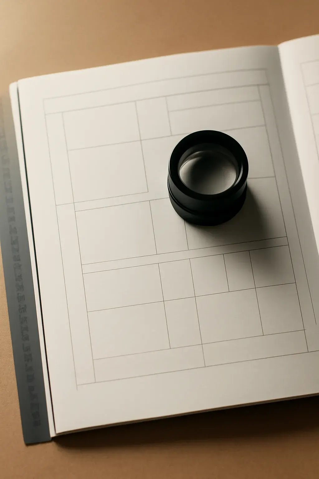 An editorial grid, built to print.